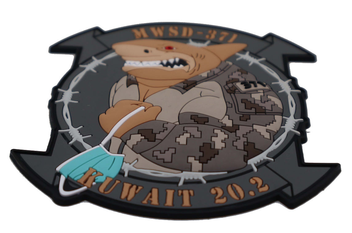 Official MWSD-371 Sand Sharks Kuwait 20.2 PVC Patch