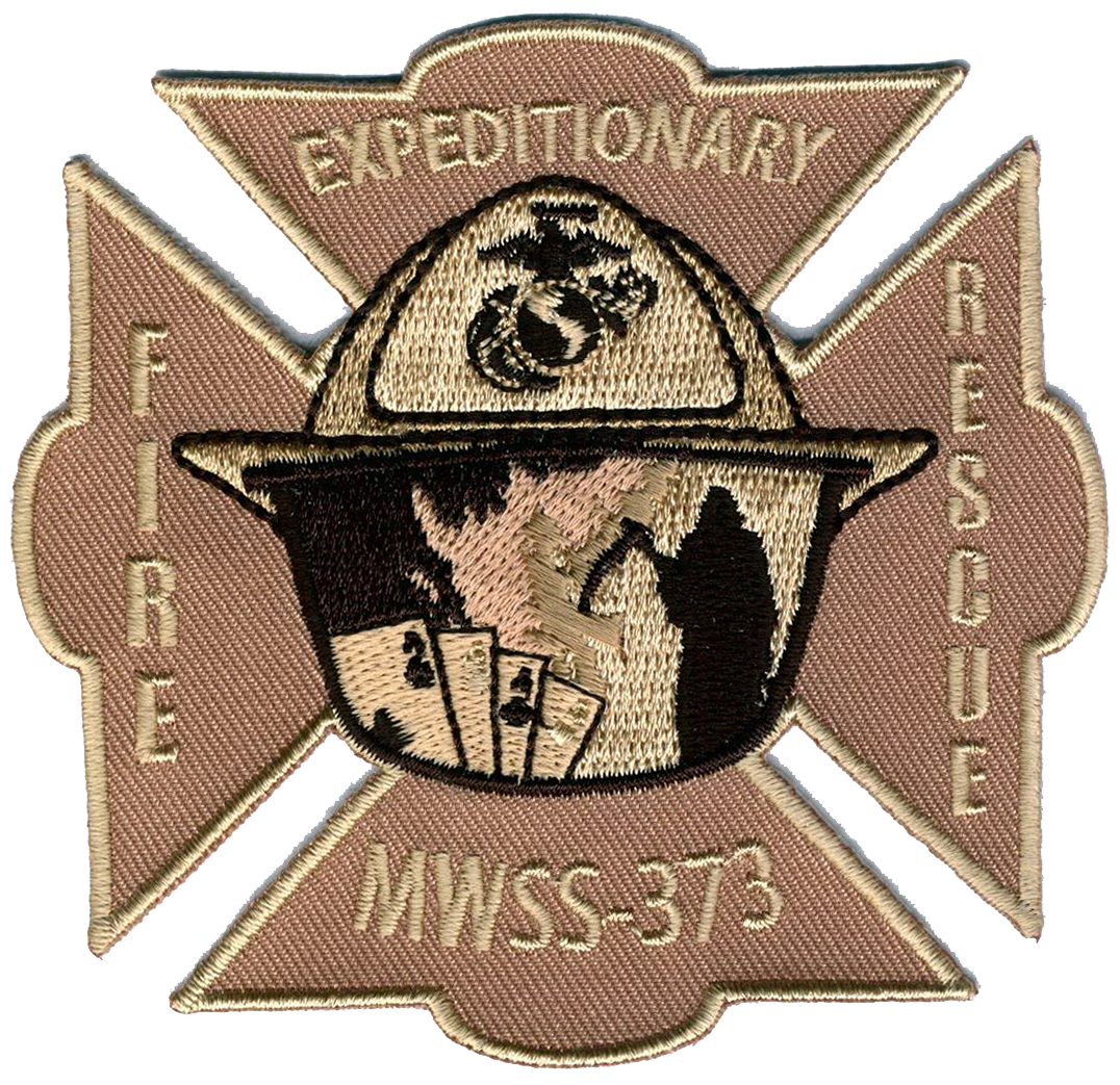 Official MWSS-373 Expeditionary Fire Rescue Patch