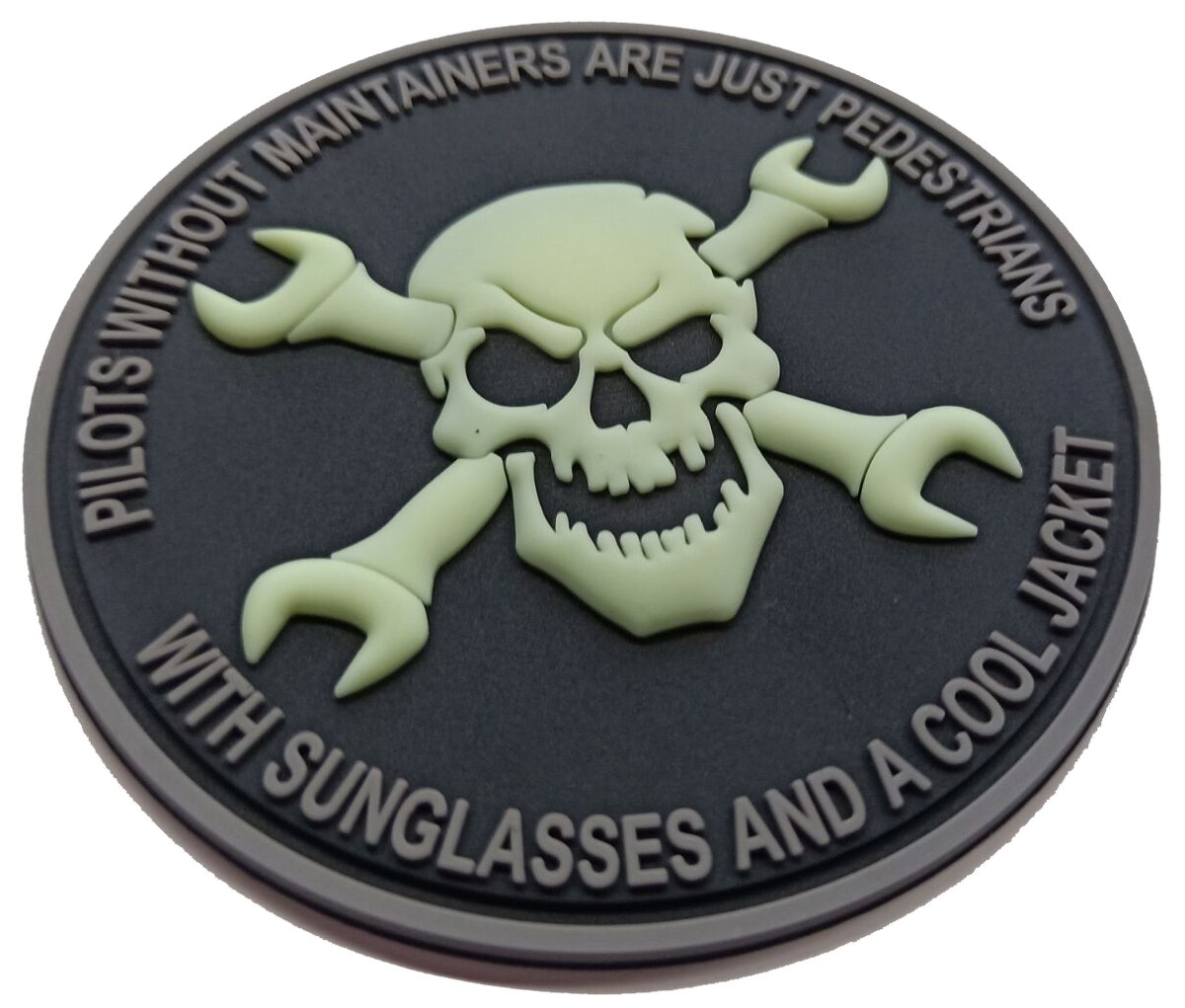 Aircraft Maintainer PVC Patch