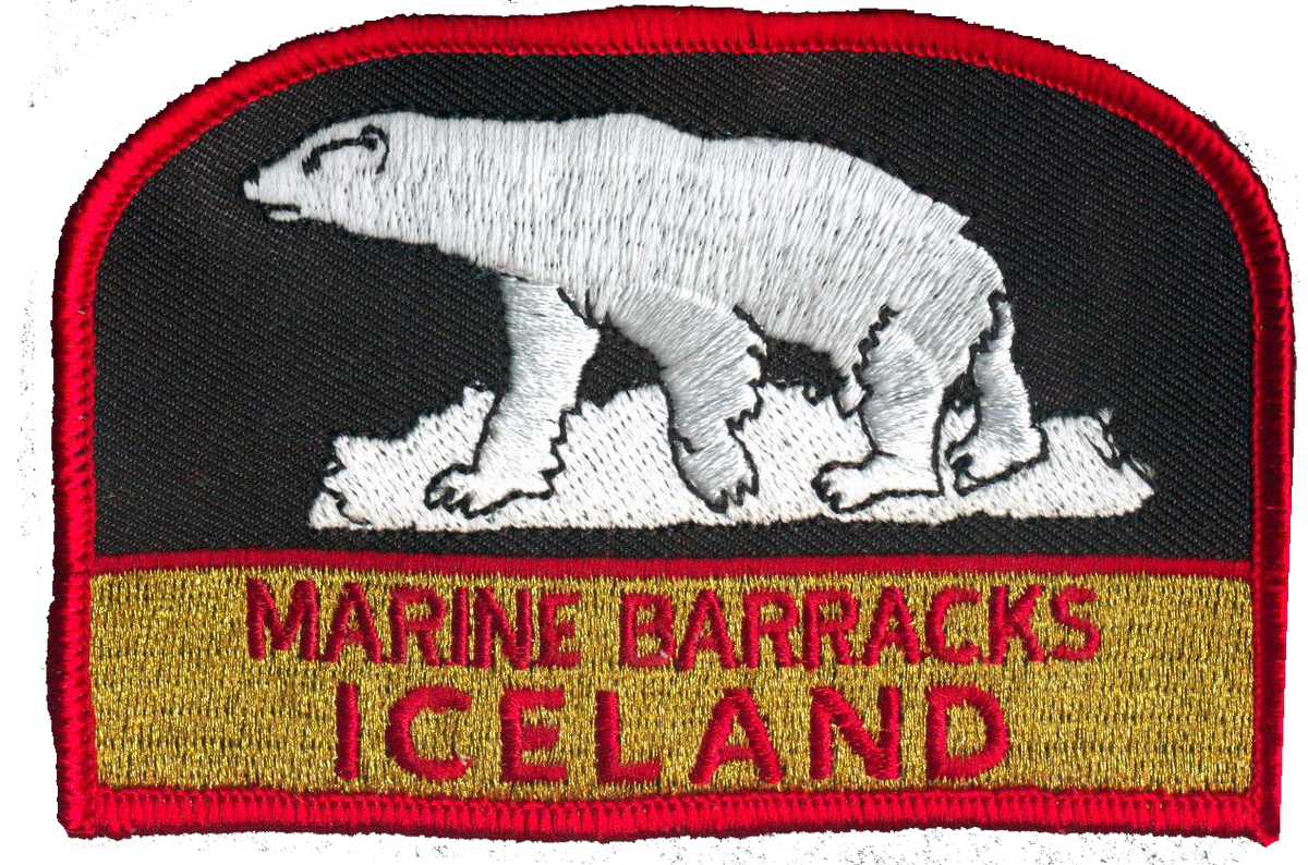 Officially Licensed USMC Marine Barracks Iceland Patch