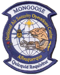 US Customs and Border Protection, Albuquerque Air Branch, NASOC Mongoose Patches