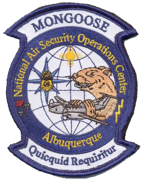US Customs and Border Protection, Albuquerque Air Branch, NASOC Mongoose Patches