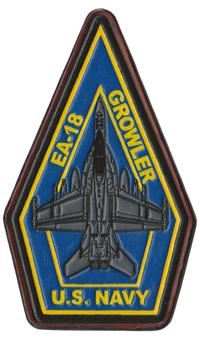 Officially Licensed US Navy E/A-18 Growler Leather patches