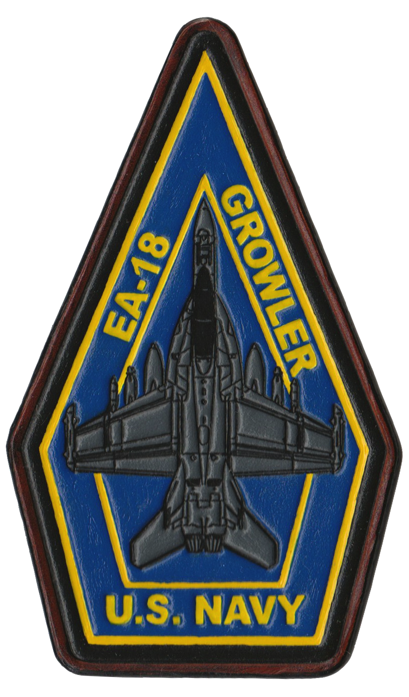 Officially Licensed US Navy E/A-18 Growler Leather patches