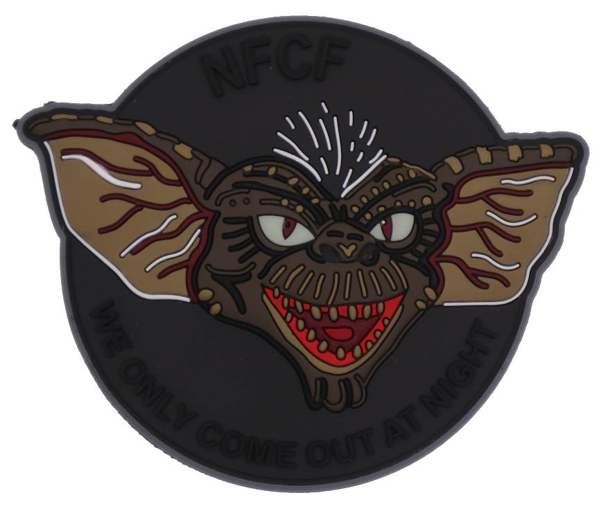 Night FCF "We Only Come Out at Night" PVC Patch