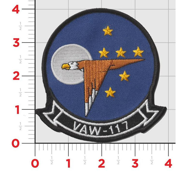 Officially Licensed US Navy VAW-117 Wallbangers Patch