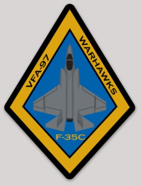 Official VFA-97 Warhawks F-35 Sticker