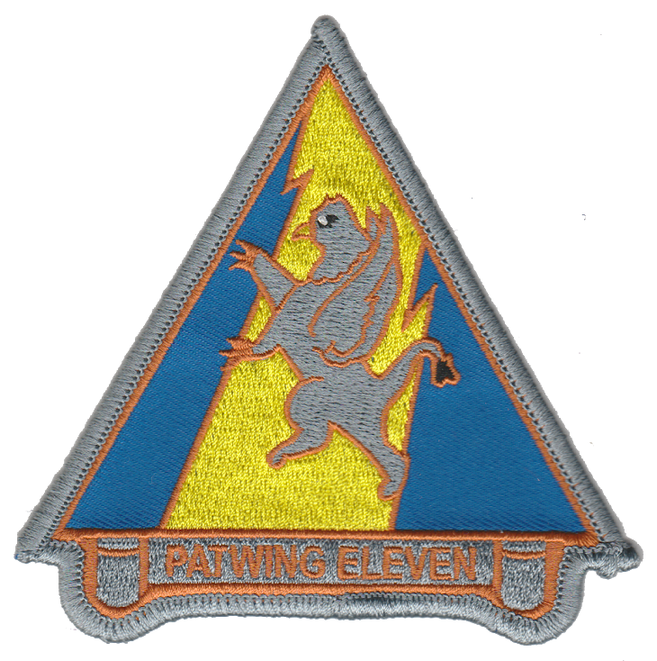 Officially Licensed US Navy Patrol Wing 11 Patch