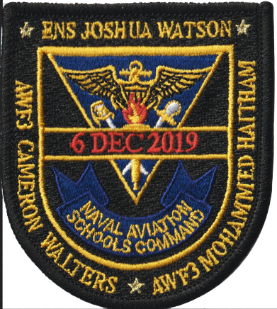 NAS Pensacola Schools Command Memorial Patch and Sticker