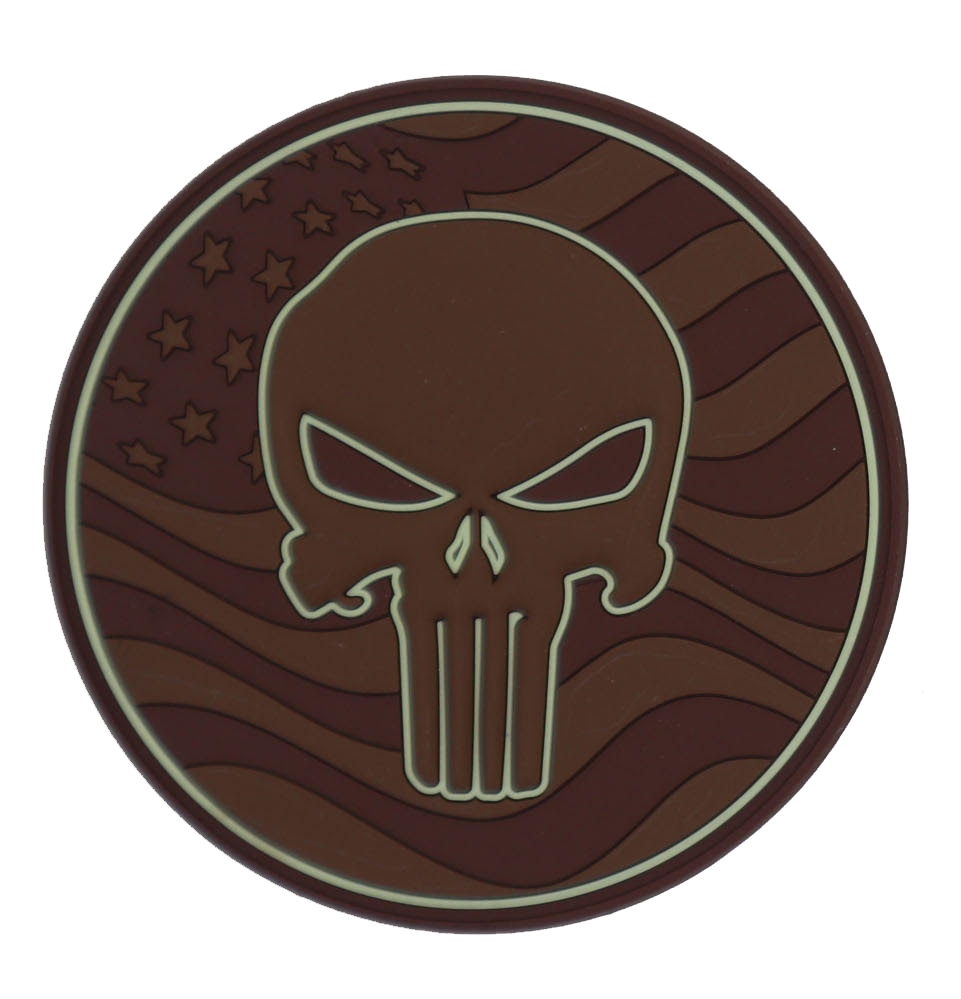 Punisher skulls PVC Patches
