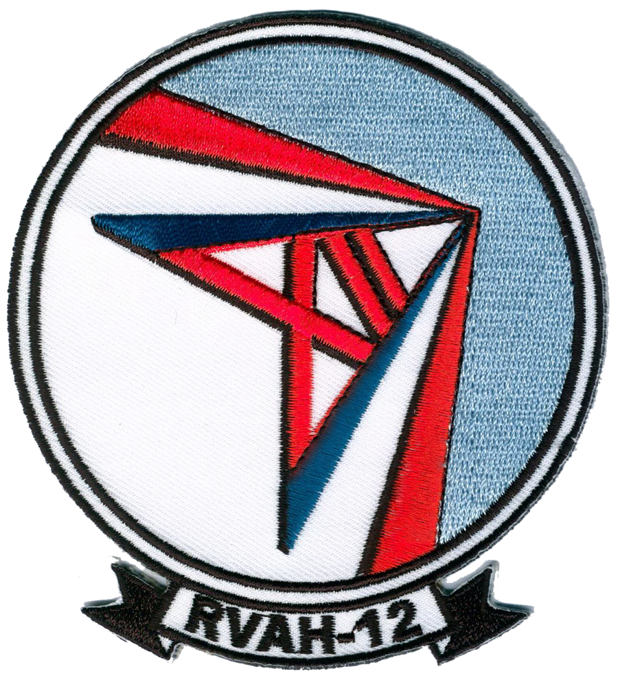 Officially Licensed US Navy RVAH-12 Speartips Squadron Patch