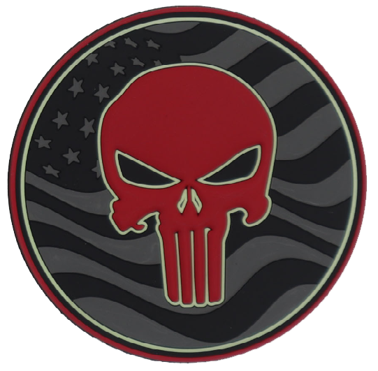 Punisher skulls PVC Patches