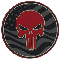 Punisher skulls PVC Patches