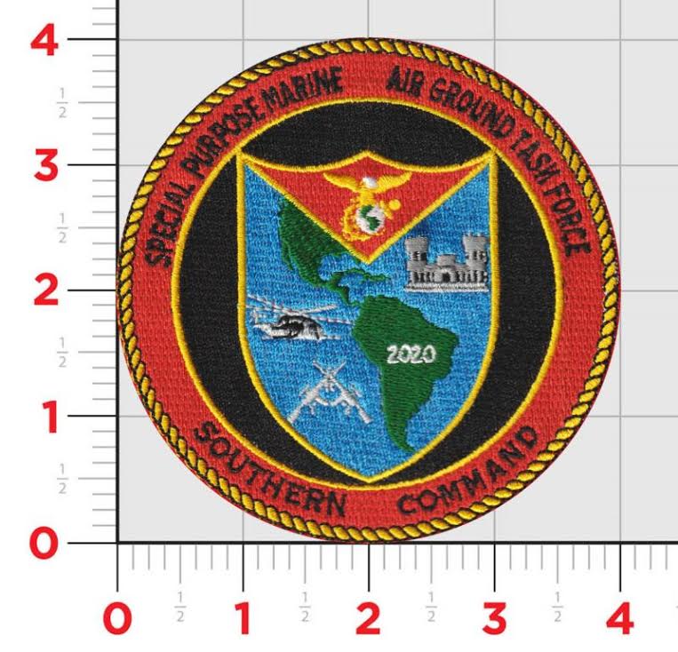 Officially Licensed USMC SPMAGTF- Southern Command Patch