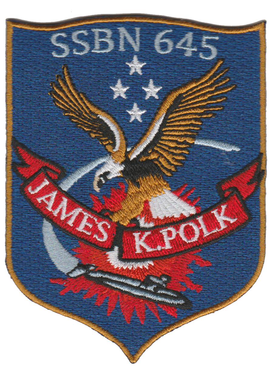 USS James K Polk SSBN-645 Patch