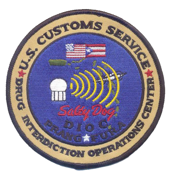 Legacy US Customs, Salty Dog, CAMOC Puerto Rico Patch