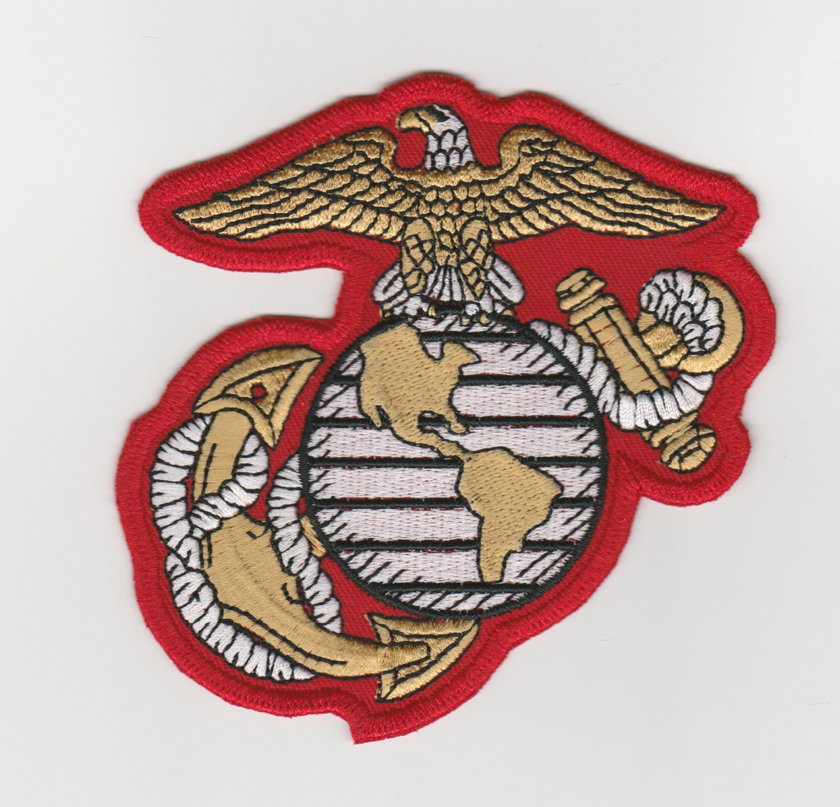 Officially Licensed USMC Red 4" EGA Patch