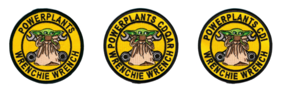 MALS-29 Baby Yoda Wrenchie Wrenchie Qual Patches