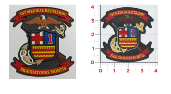 Officially Licensed USMC 1st Medical Battalion Camp Pendleton Patch