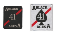 Officially Licensed US Navy VF-41 / VFA-41 Black Aces Squadron Patches