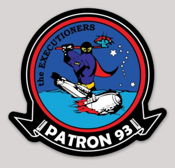 Officially Licensed US Navy VP-93 Executioners Sticker