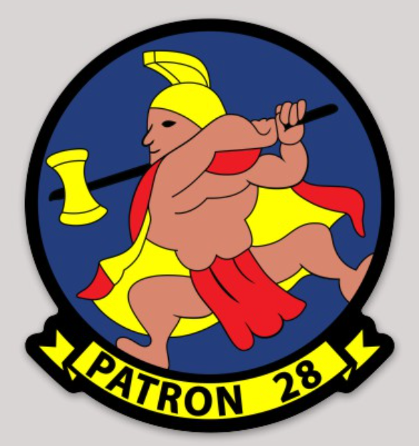 Officially Licensed US Navy VP-28 Hawaiian Warriors Sticker