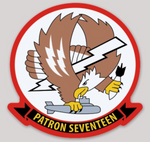Officially Licensed US Navy VP-17 White Lightenings Sticker