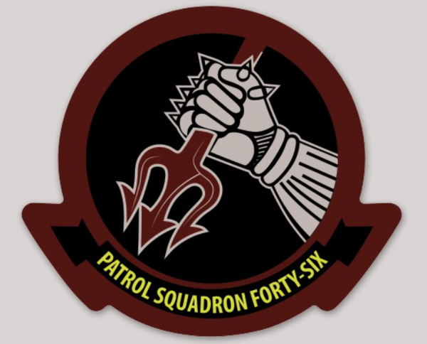 Officially Licensed US Navy VP-46 Grey Knights Sticker