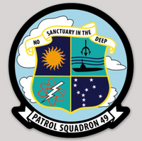 Officially Licensed US Navy VP-49 Sticker