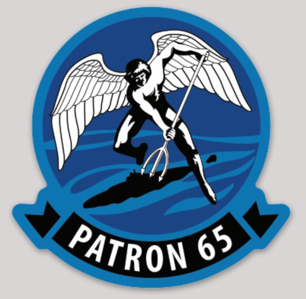 Officially Licensed US Navy VP-65 Tridents Sticker