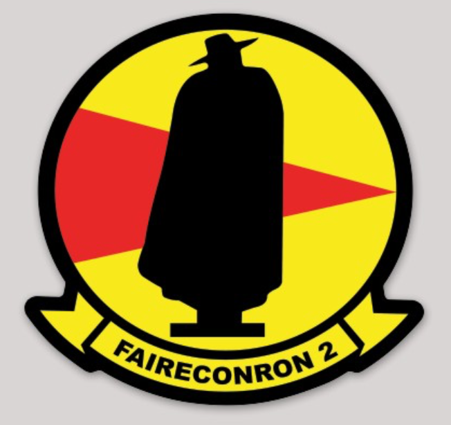 Officially Licensed US Navy VQ-2 Sandeman Sticker