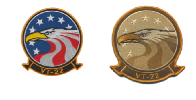 Officially Licensed US Navy VT-22 Golden Eagles 2019 Squadron Patches