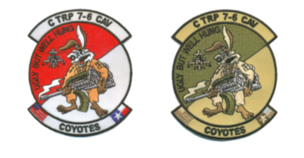 US Army C Troop 7-6 Cav Coyotes Patch