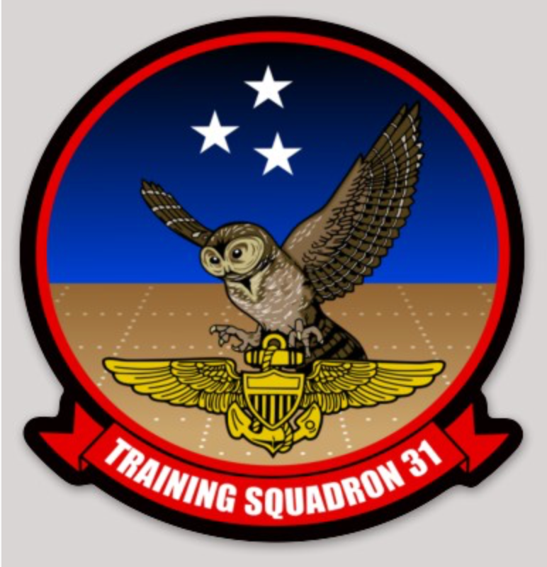 Officially Licensed US Navy VT-31 Wise Owls sticker