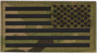 IR Infrared US Flag Patches