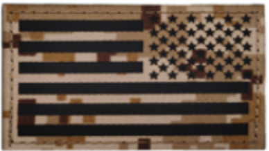 IR Infrared US Flag Patches
