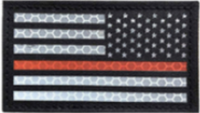 IR Infrared US Flag Patches