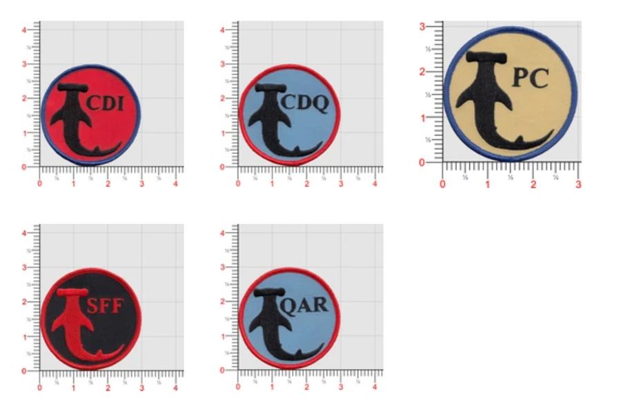 Official HMH-366 Hammerheads Quals Patches