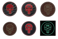 Punisher skulls PVC Patches