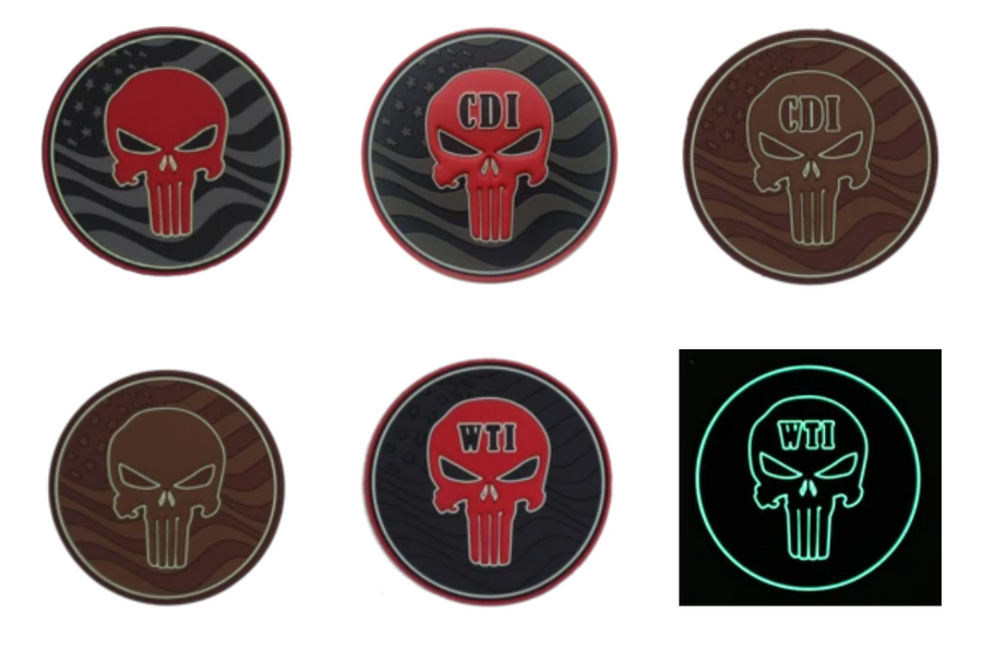 Punisher skulls PVC Patches