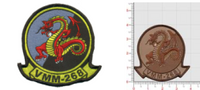 Officially Licensed USMC VMM-268 Red Dragons Patch