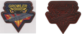EA-18 Growler Leather Patch