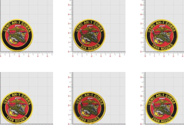 USMC AH-1 Cobra Hours Patch