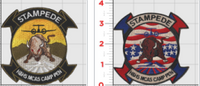 Official Camp Pendleton H&HS Stampede Air Patches and Name Tags