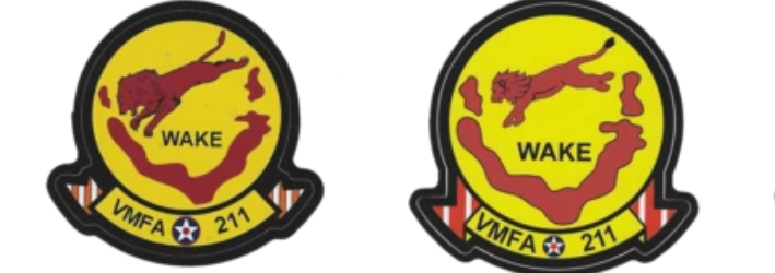Officially Licensed USMC VMFA-211 Wake Island Avengers Sticker