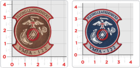 Officially Licensed USMC VMFA-122 Flying Leathernecks Squadron Patches