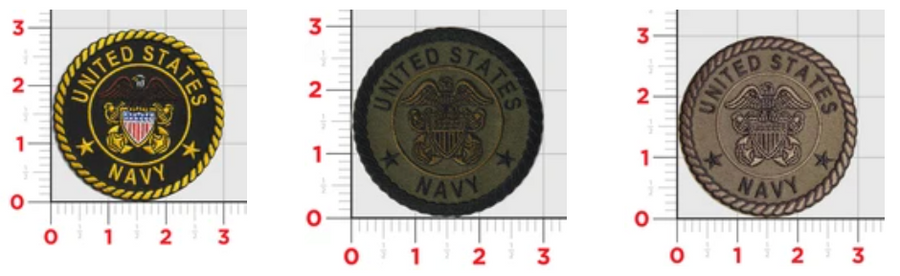 Officially Licensed US Navy Officer's Crest Patches