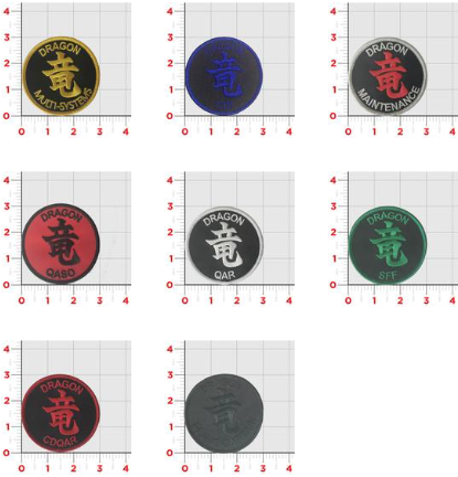 VMM-265 Dragon Flightline Quals Patches