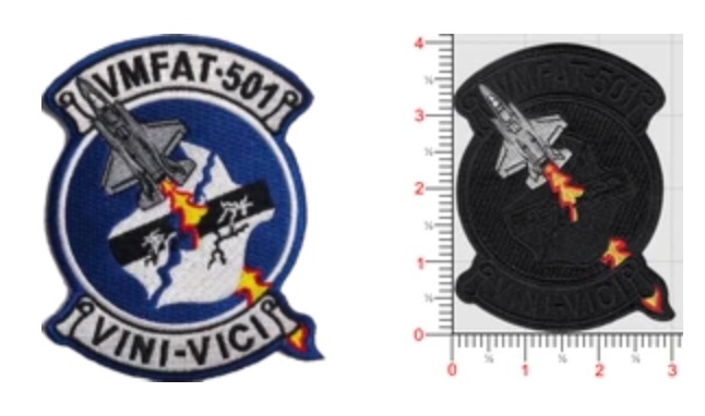 Officially Licensed USMC VMFAT-501 Warlords Squadron Patch