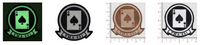 Officially Licensed USMC VMA-231 Ace of Spades Squadron Patches